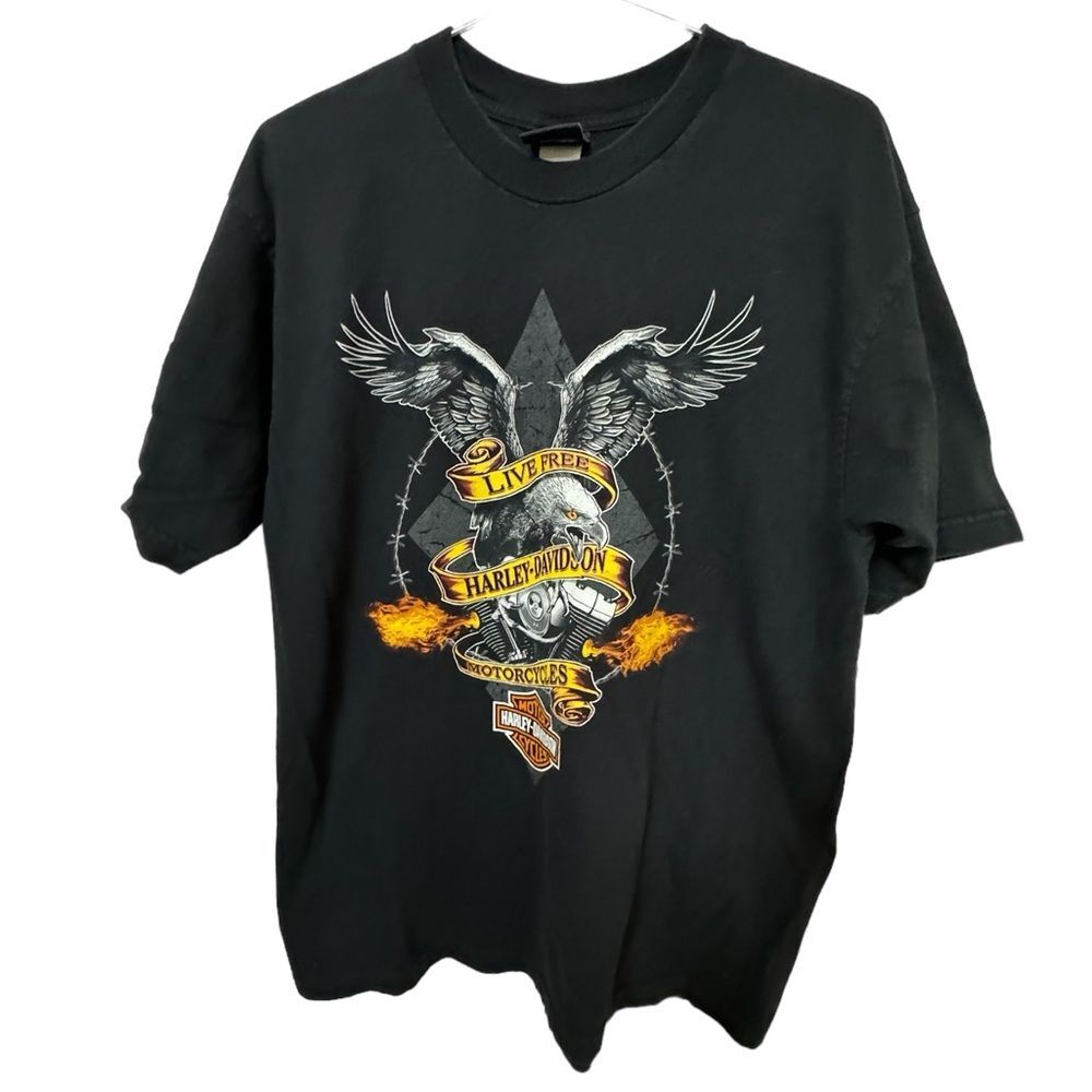 Vintage High End Harley Davidson Motorcycles Rocklin CA Men’s XL T-Shirt MINTY